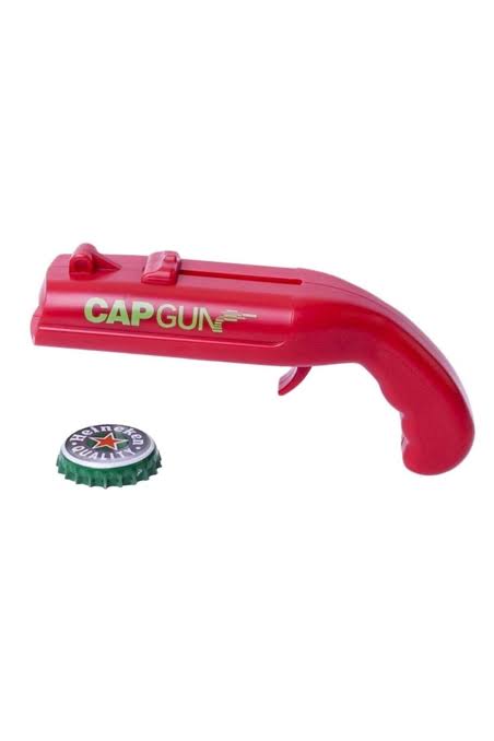 CAPGUN Şişe Kapağı Fırlatıcı ve Gazoz Soda Şişe Açacağı